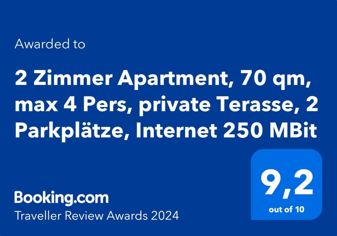 2 Zimmer Apartment, 70 Qm, Max 4 Pers, Private Terasse, 2 Parkplaetze, Internet 250 Mbit ゲルトリンゲン エクステリア 写真